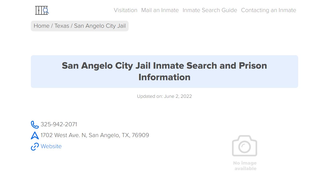 San Angelo City Jail Inmate Search and Prison Information